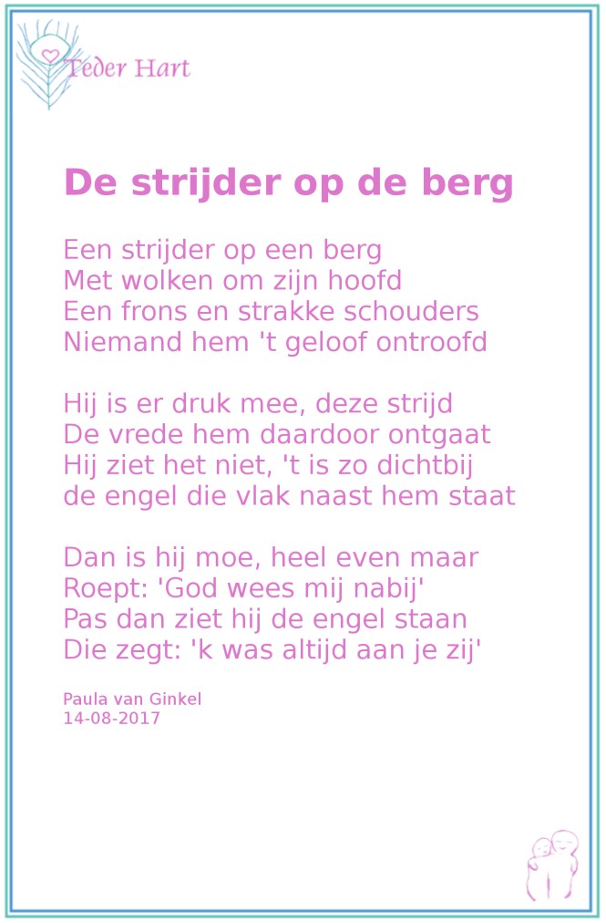 De strijder op de berg