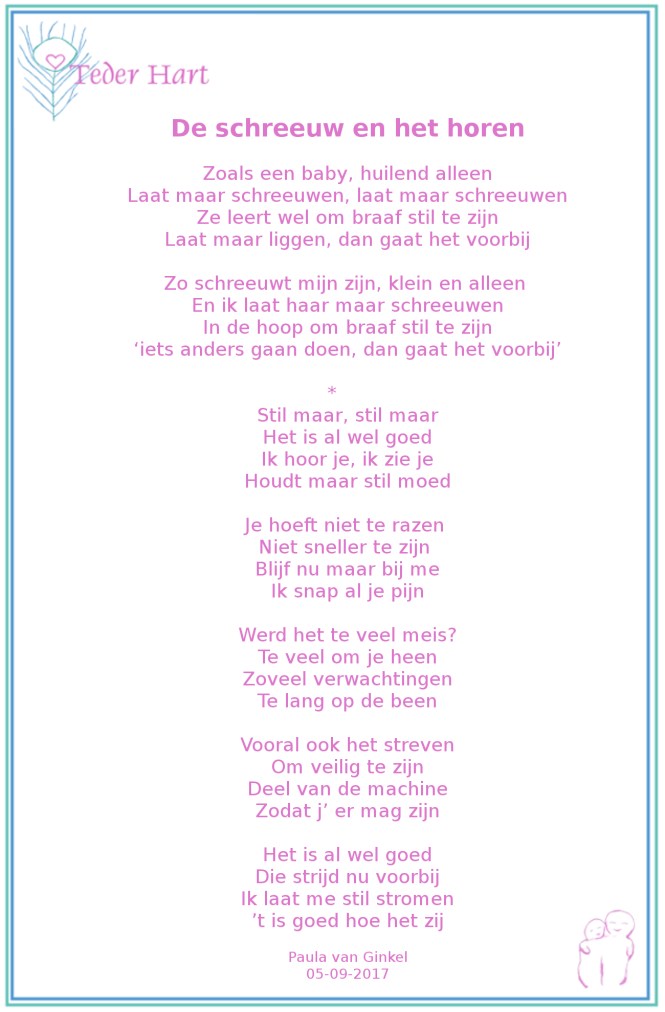 De schreeuw en het horen