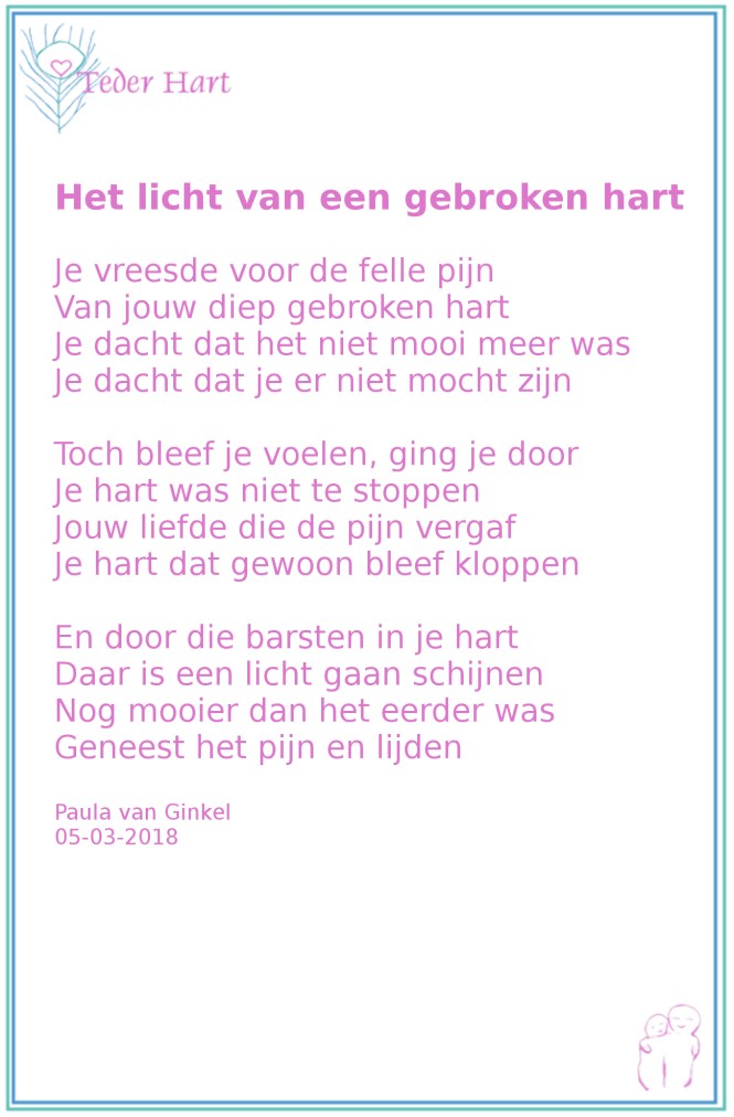 Het licht van een gebroken hart